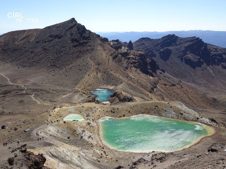 Les lacs emeraudes Randonnée Tongariro Alpine Crossing Nouvelle-Zélande- Girltrotter