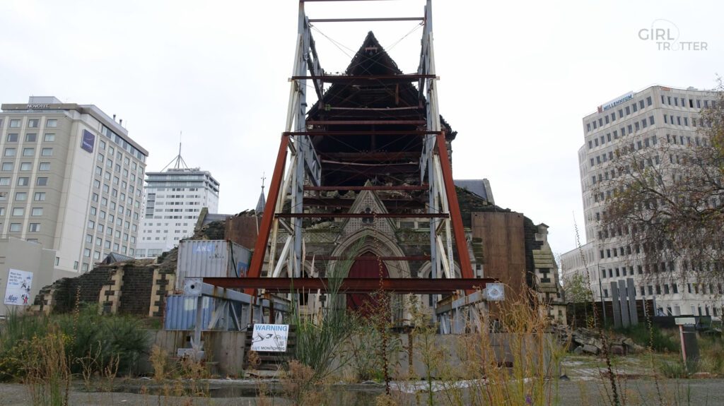 Cathédrale détruite de Christchurch - Girltrotter