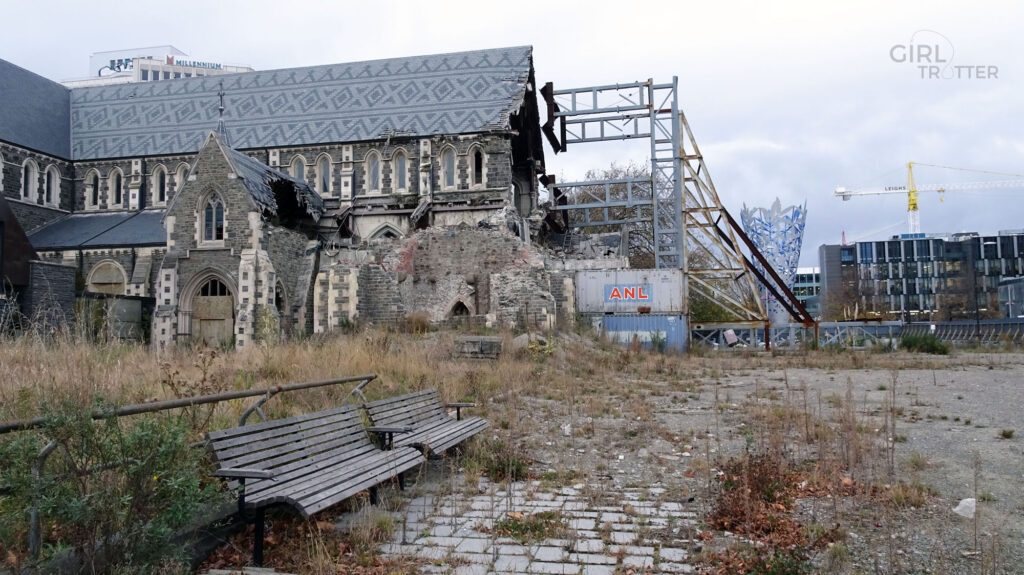 Cathédrale détruite de Christchurch - Girltrotter