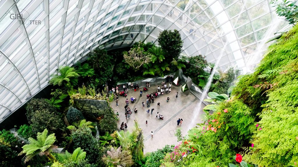 The Clouds Forest au Gardens by the Bay de Singapour - Girltrotter