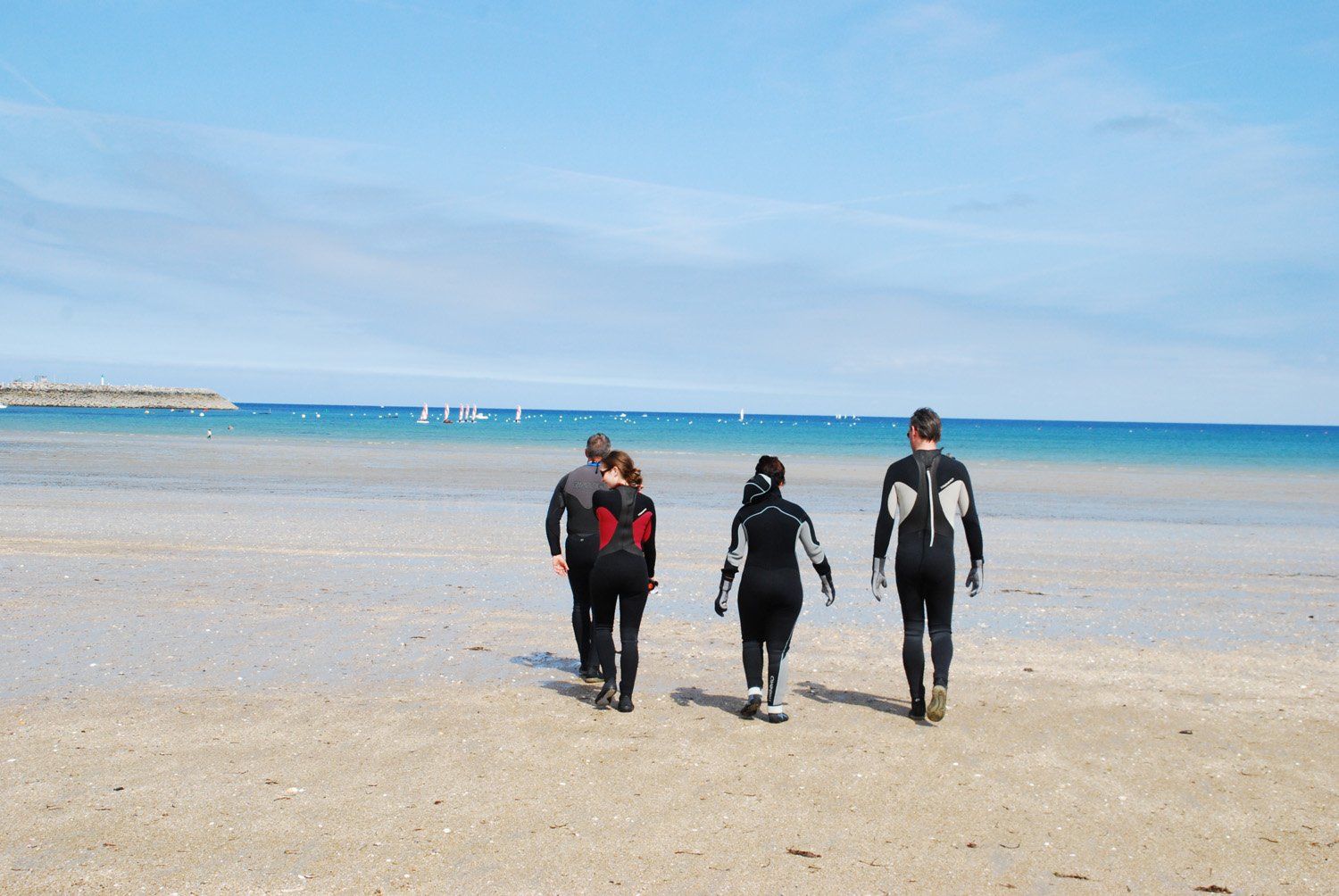marche aquatique - long côte avec Les Pingouins Castins - Saint-Cast-le Guildo