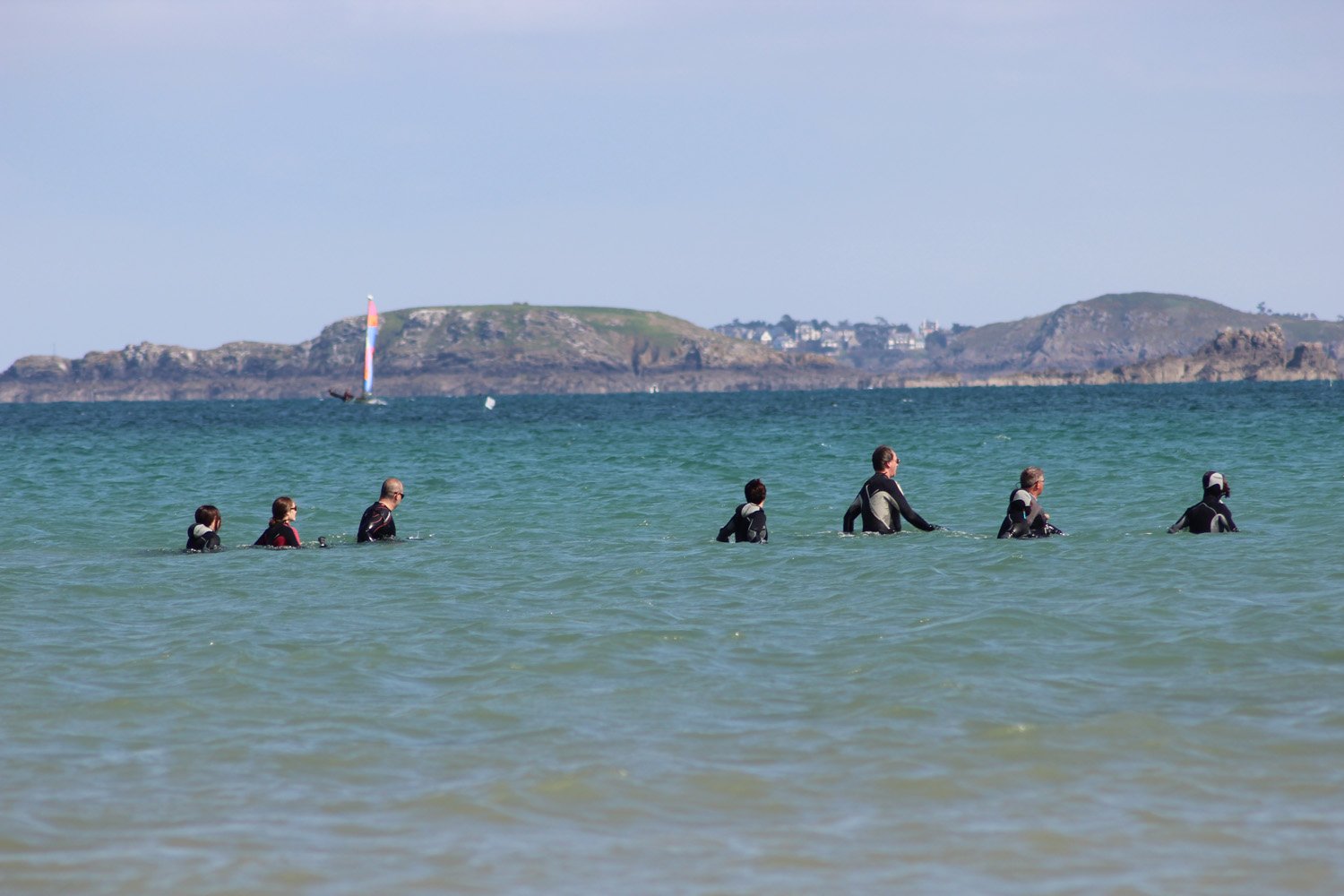 marche aquatique - long côte avec Les Pingouins Castins - Saint-Cast-le Guildo