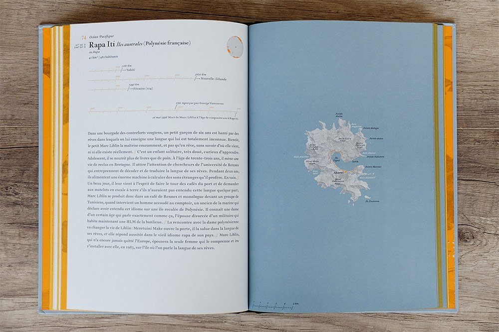 Idee cadeau noel voyage Atlas des îles oubliées