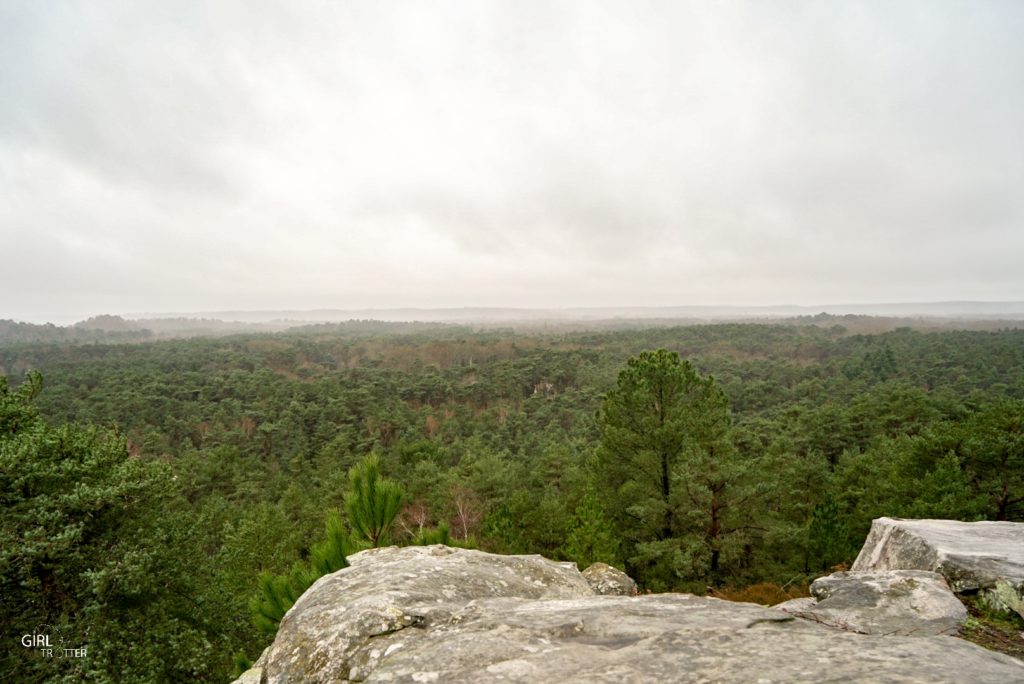 Randonnée des 25 bosses foret de Fontainebleau en Ile de France