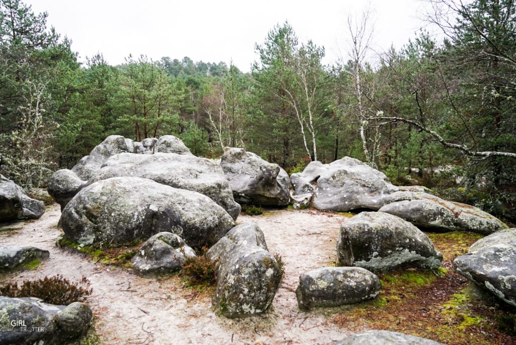 Randonnée des 25 bosses foret de Fontainebleau en Ile de France