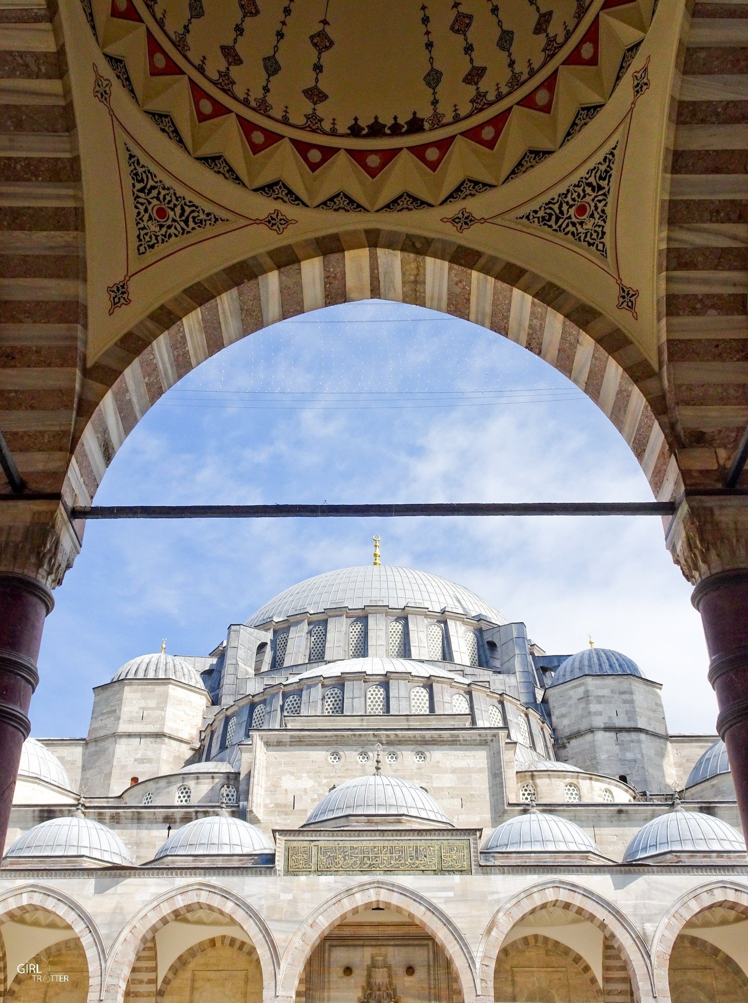 Cour intérieure mosquee de Soliman le Magnifique istanbul