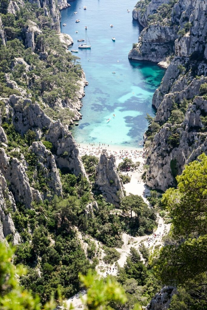 Calanque d'En Vau à Marseille