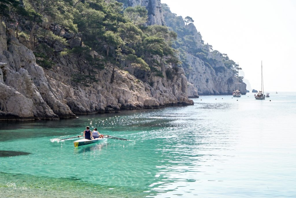 Kayak dans la Calanque d'En Vau à Marseille