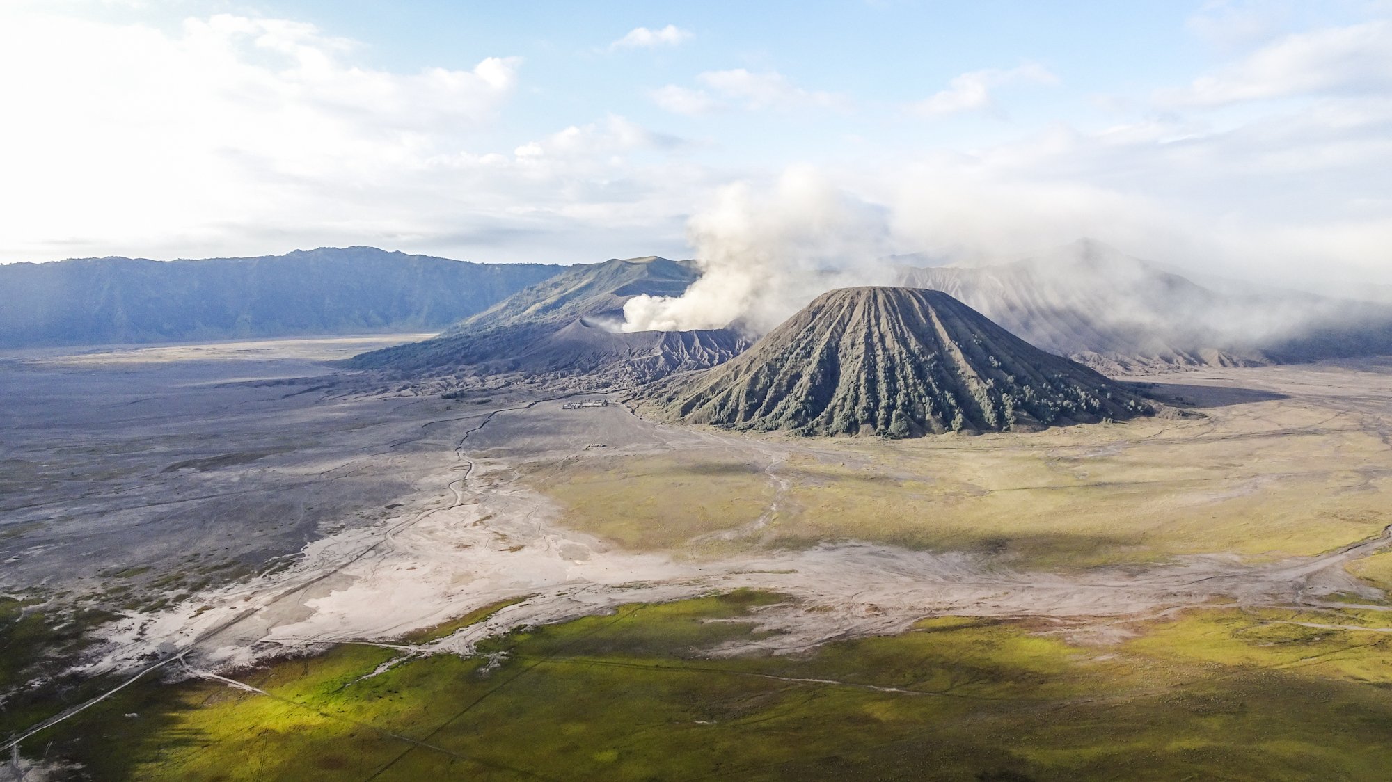 Le Volcan Bromo sur l'île de Java en Indonésie