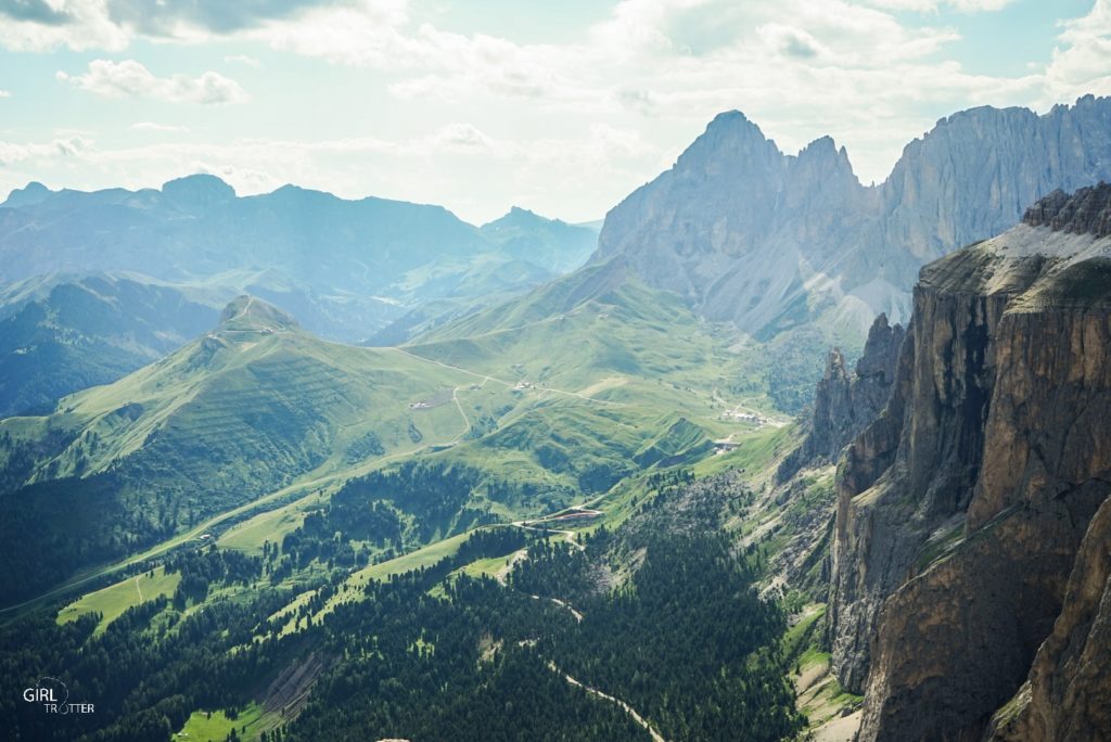 Pass Pordoi Dolomites