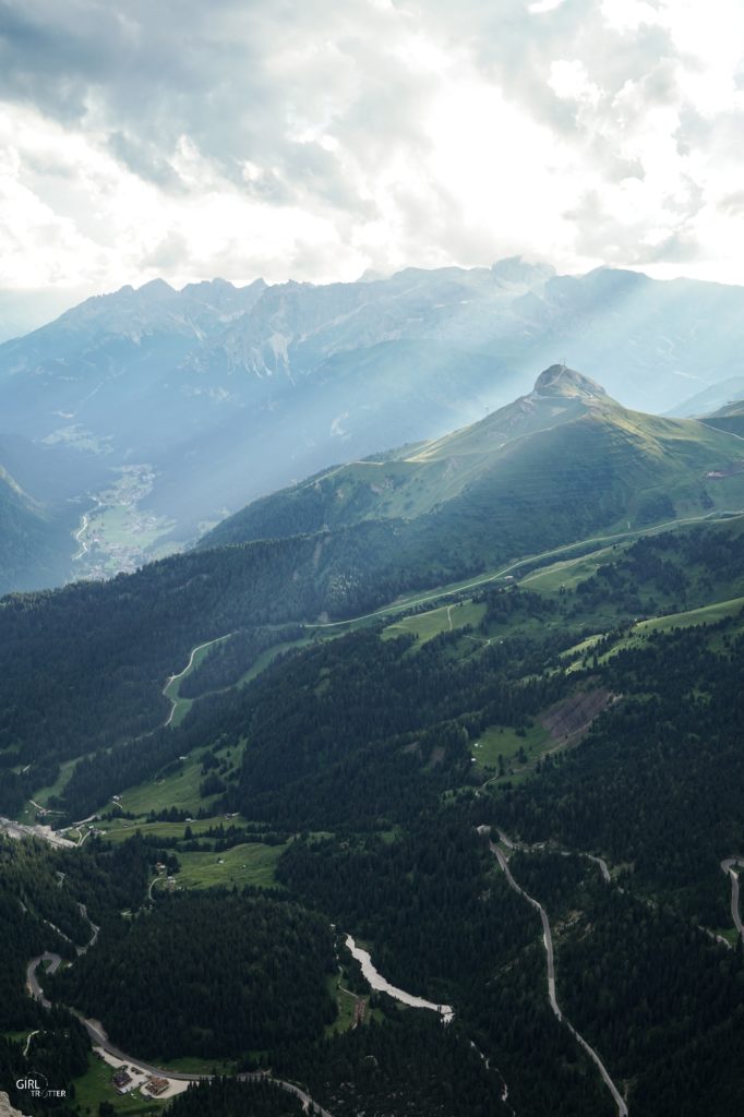 Pass Pordoi Dolomites