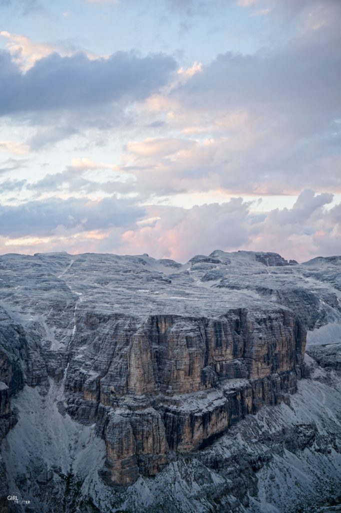 Pass Pordoi Dolomites