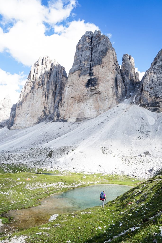 Randonnée dans le massif des Tre Cime Di Lavaredo dans les Dolomites