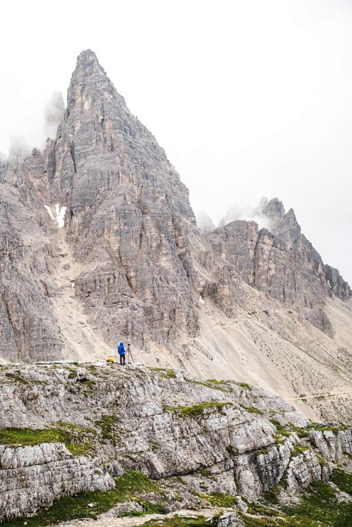 Randonnée dans le massif des Tre Cime Di Lavaredo dans les Dolomites