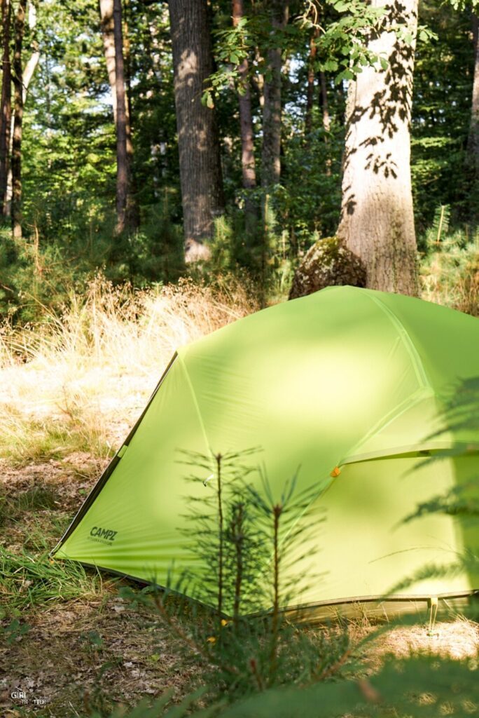 Camping et bivouac en foret de fontainebleau Girltrotter 00008