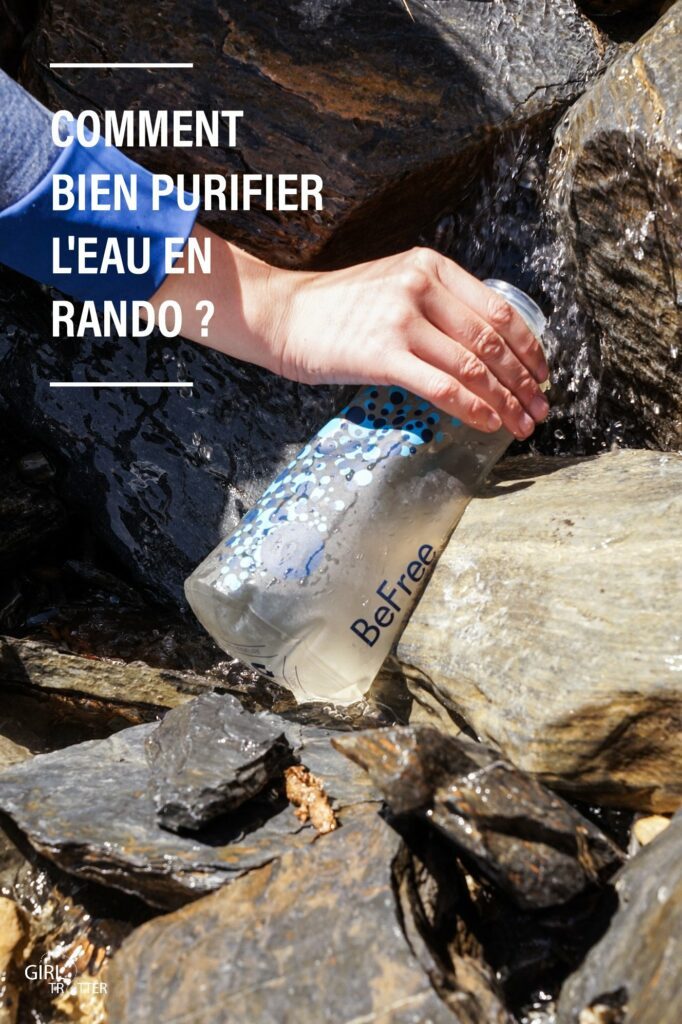 Les techniques de purification de l'eau en randonnée