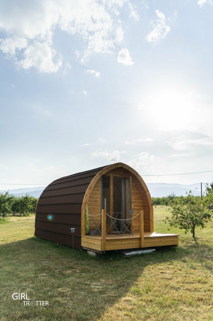 Gite Saint Claude Pod cabane en bois Weekend Loire Parc naturel regional du Pilat Girltrotter