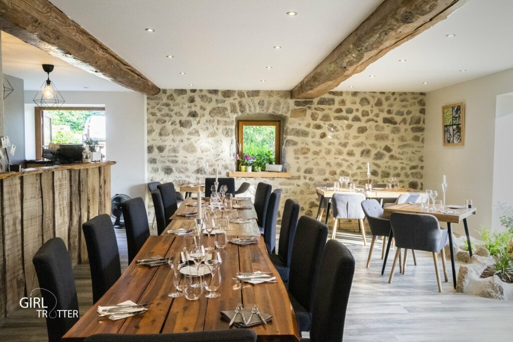 Le Jardin des 4 M restaurant à Saint Régis du coin au coeur du Pilat dans la Loire