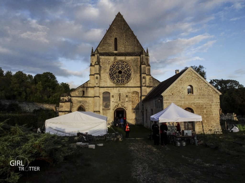 Le Mad Jacques vélo en Picardie - Abbaye de Lieu-Restauré