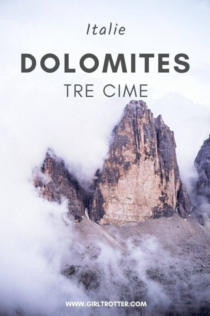 Bivouac Tre cime di lavareto dolomites en juillet 