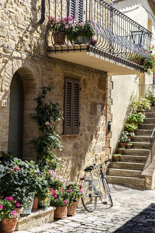 Ruelle Pienza Toscane Italie