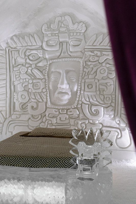 Chambre de l'Hôtel de glace de Québec