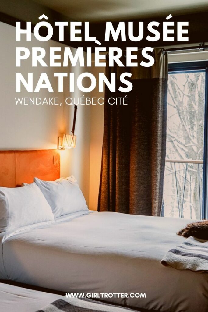 Dormir dans la region de Québec a la boutique Hotel musée Premières Nations de Wendake proche Québec