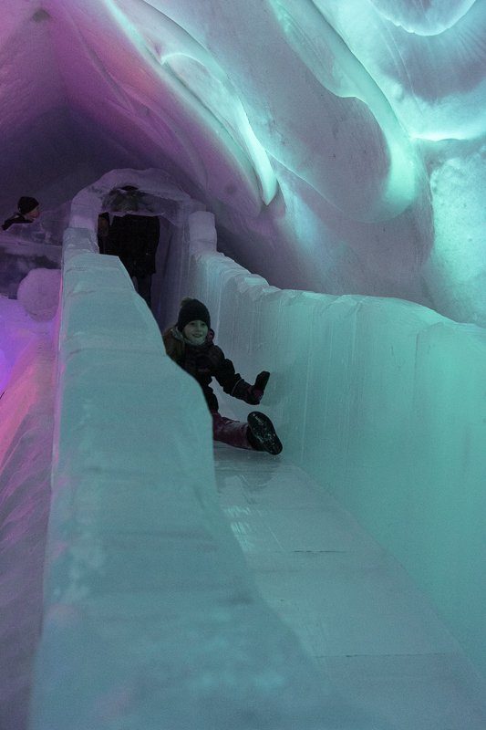 Visiter l’Hôtel de glace de Québec en famille