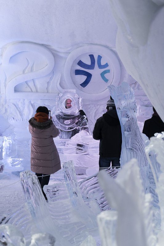 Visiter l’Hôtel de glace de Québec en hiver