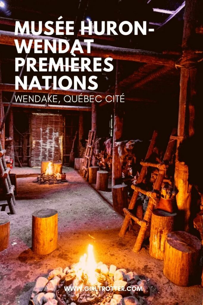 Visiter le musée Premières Nations Huron Wendat de Wendake proche Québec et passer une nuit insolite dans une maison traditionnelle