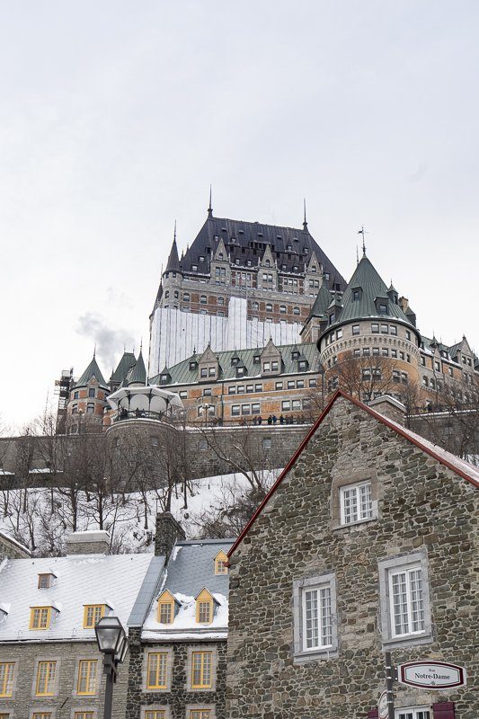 Château Hôtel de Frontenac Quebec Canada Girltrotter blog voyage et aventure