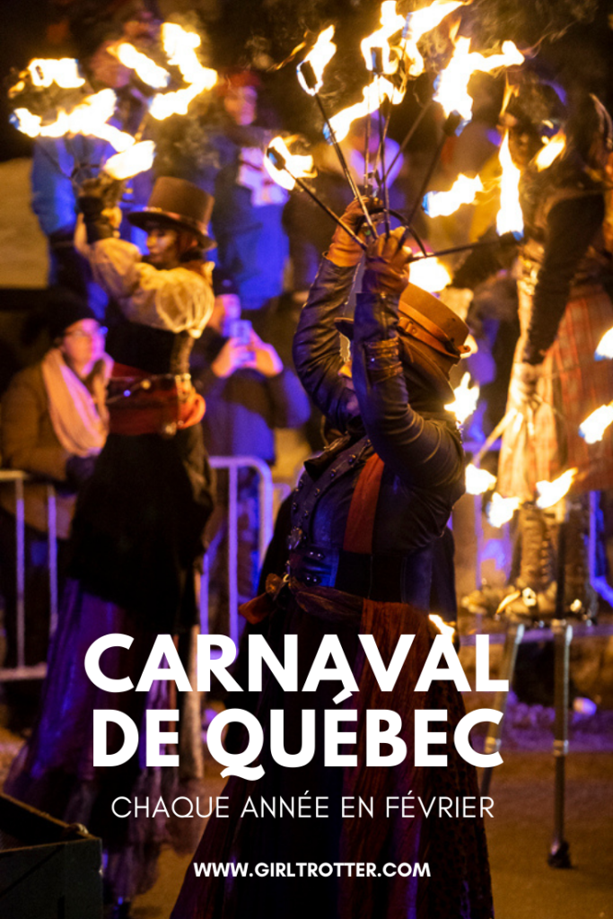 Carnaval de Québec en février hiver