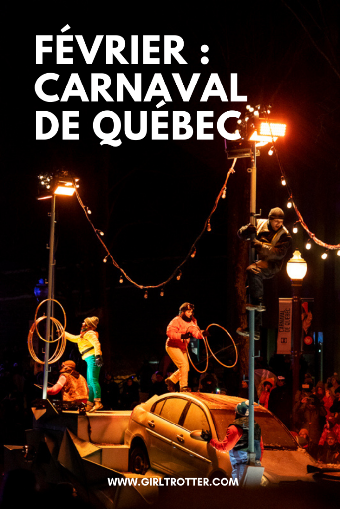 Carnaval de Québec en février hiver