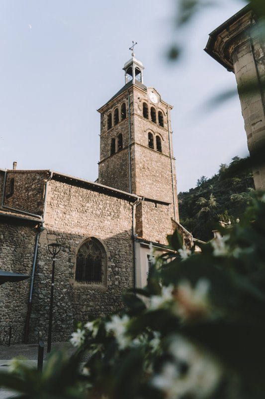 Tournon-sur-Rhone vieille ville médiéval en Ardèche