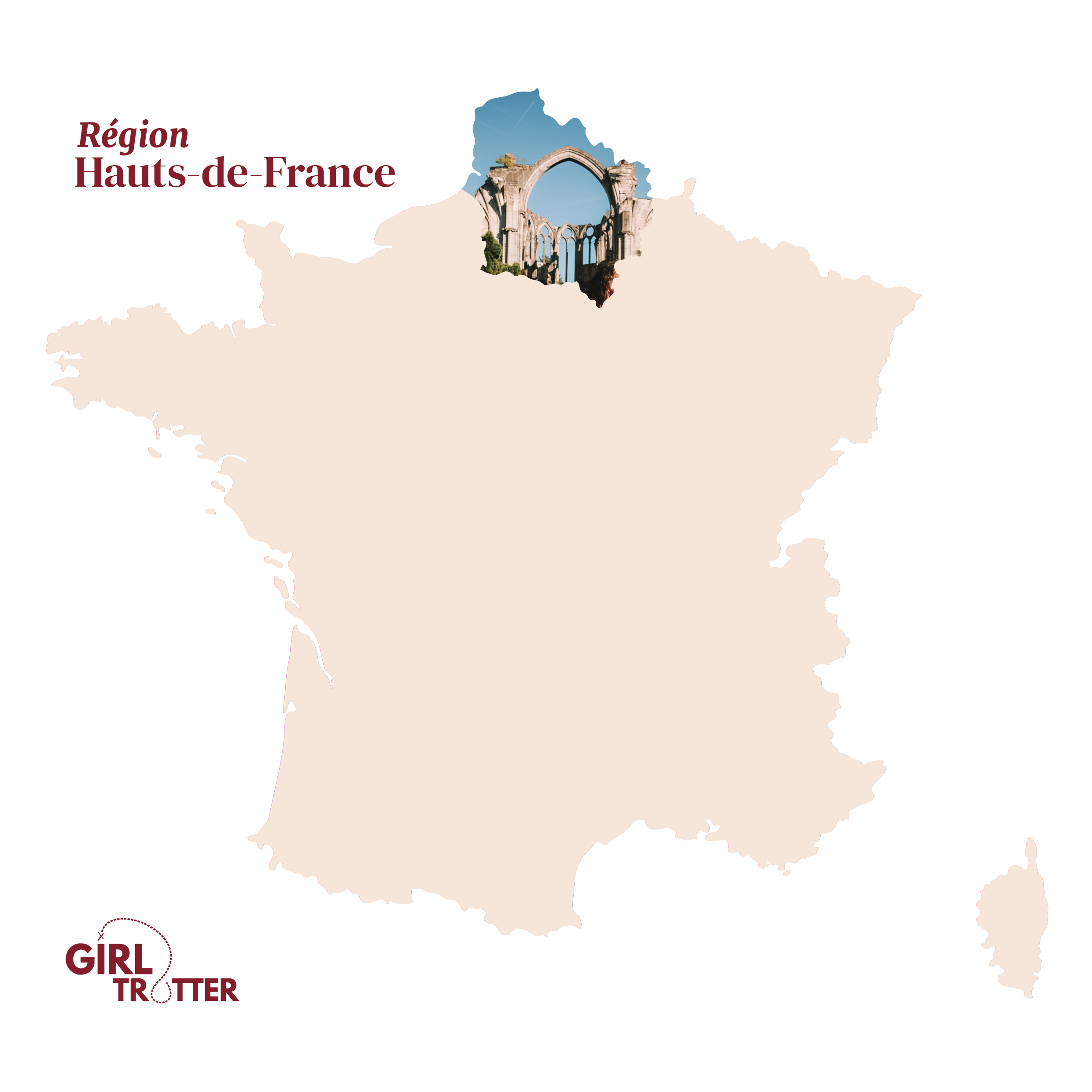 carte région hauts de france blog voyage girltrotter beige rouge image abbaye chiry ourscamp